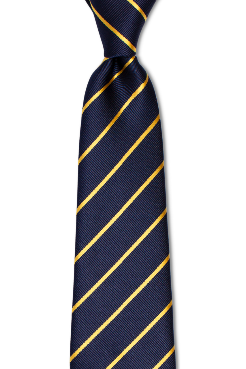 Yellow Streak Traditional Tie