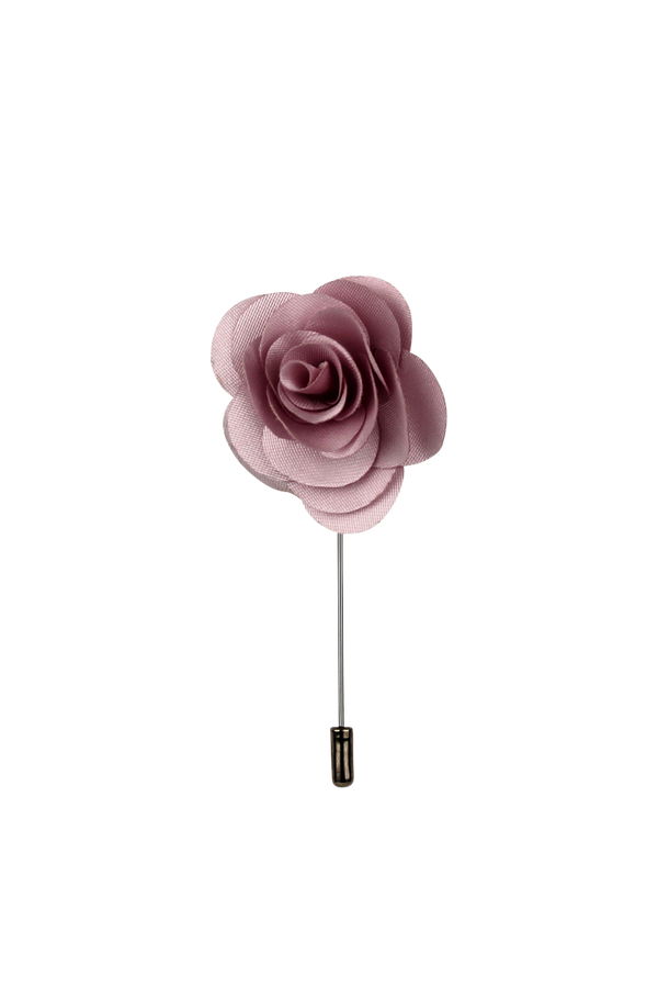 Blushing Ivory Flower Lapel Pin by GoTie