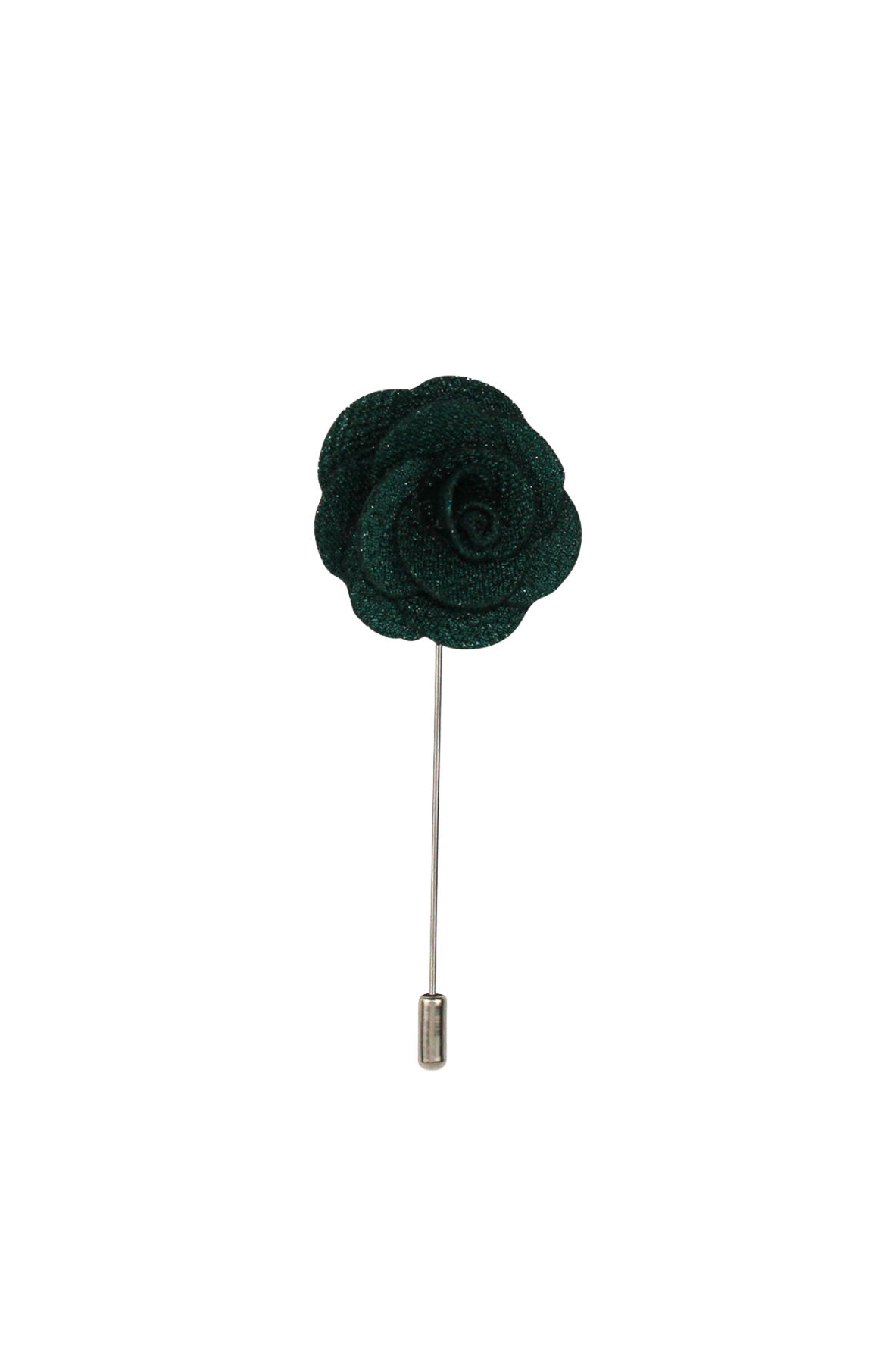 The Darkest Green Flower Lapel Pin
