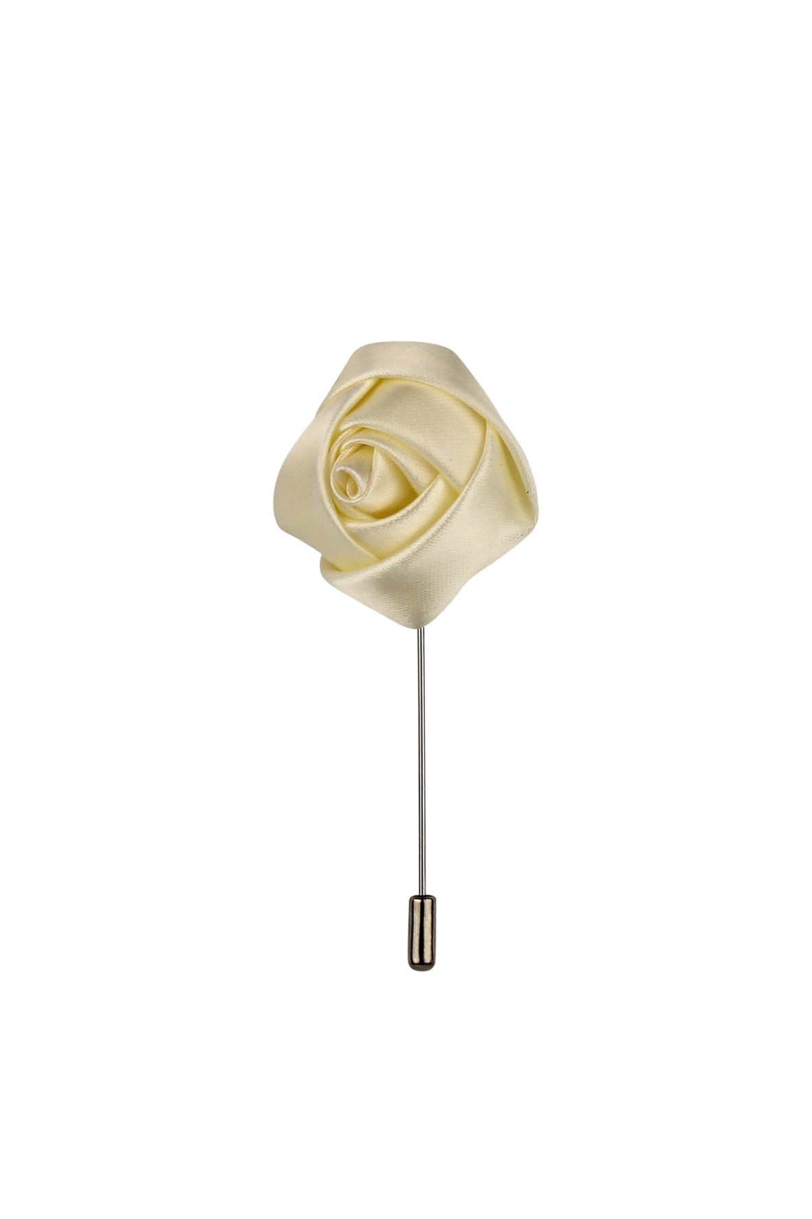Vanilla Cream Flower Lapel Pin