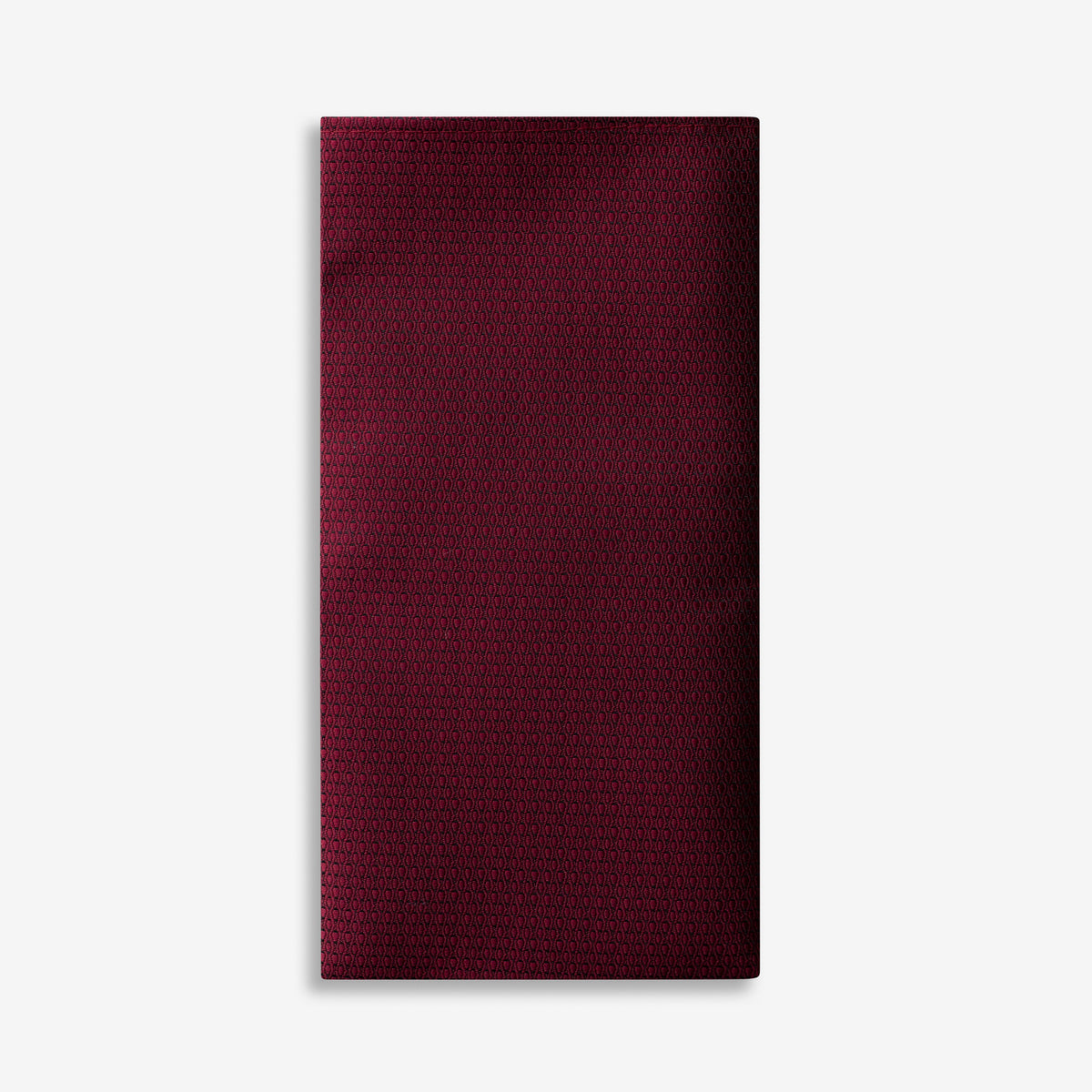 Burgundy with a Pattern Pocket Square