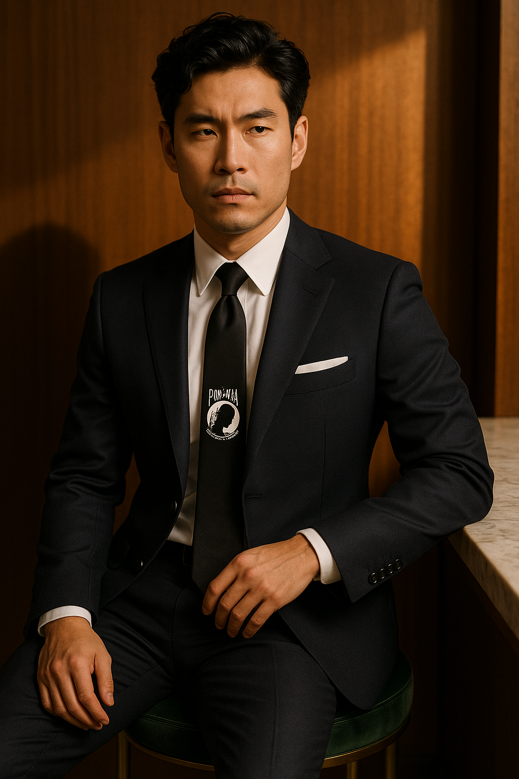 AI generated marketing image for POW MIA Tie