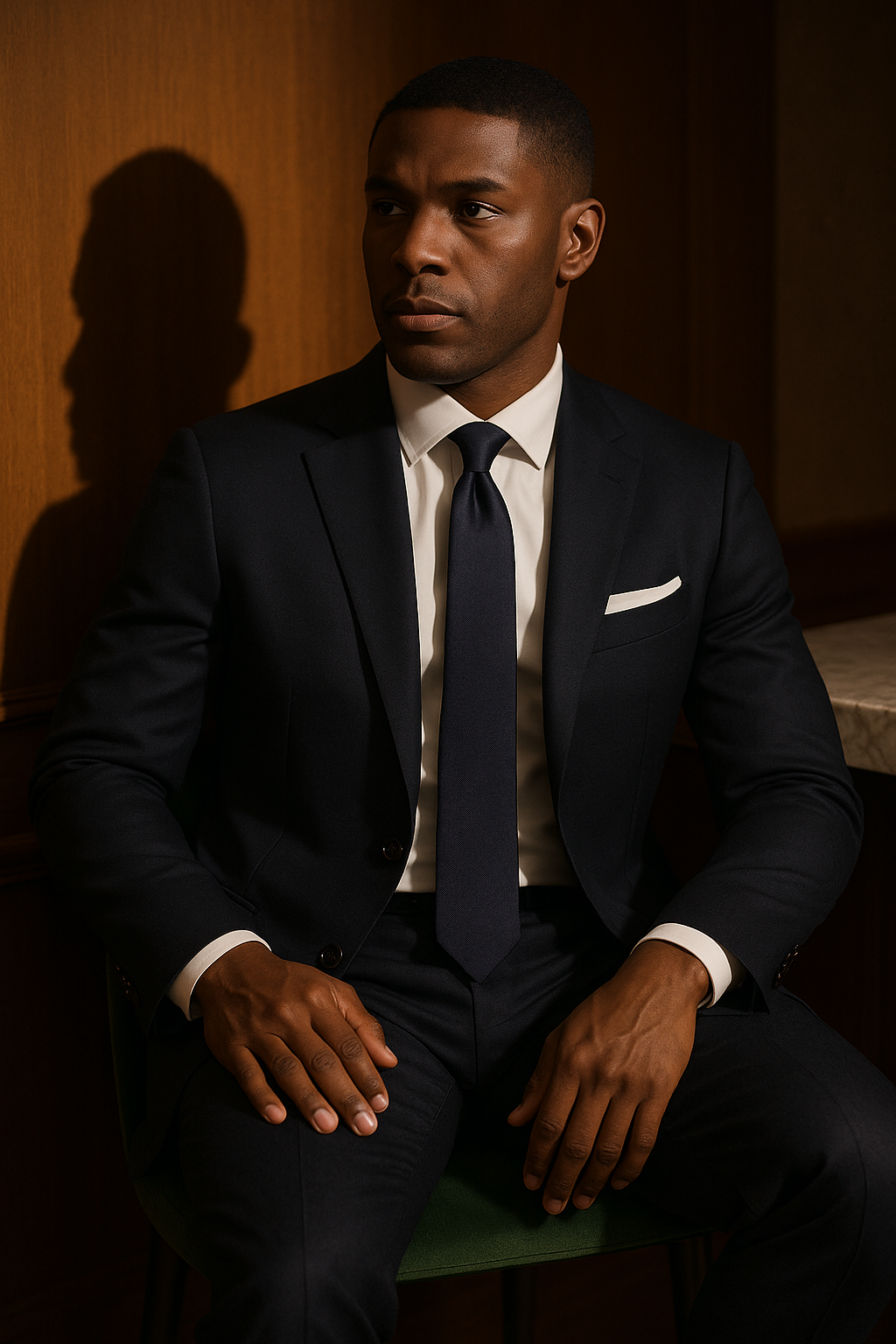 AI generated marketing image for The Exosphere Traditional Tie