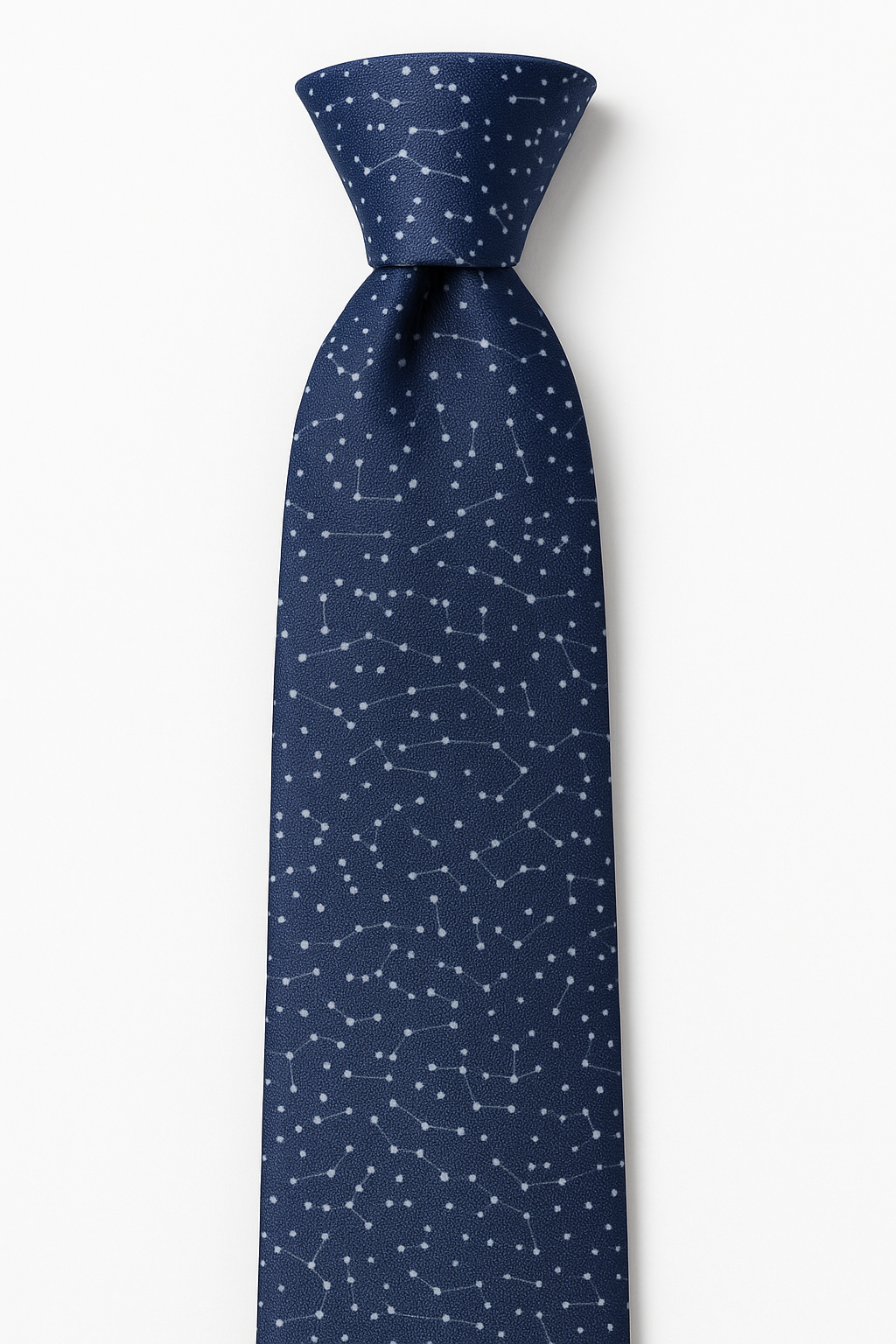 AI generated marketing image for Navy Blue Constellations Tie