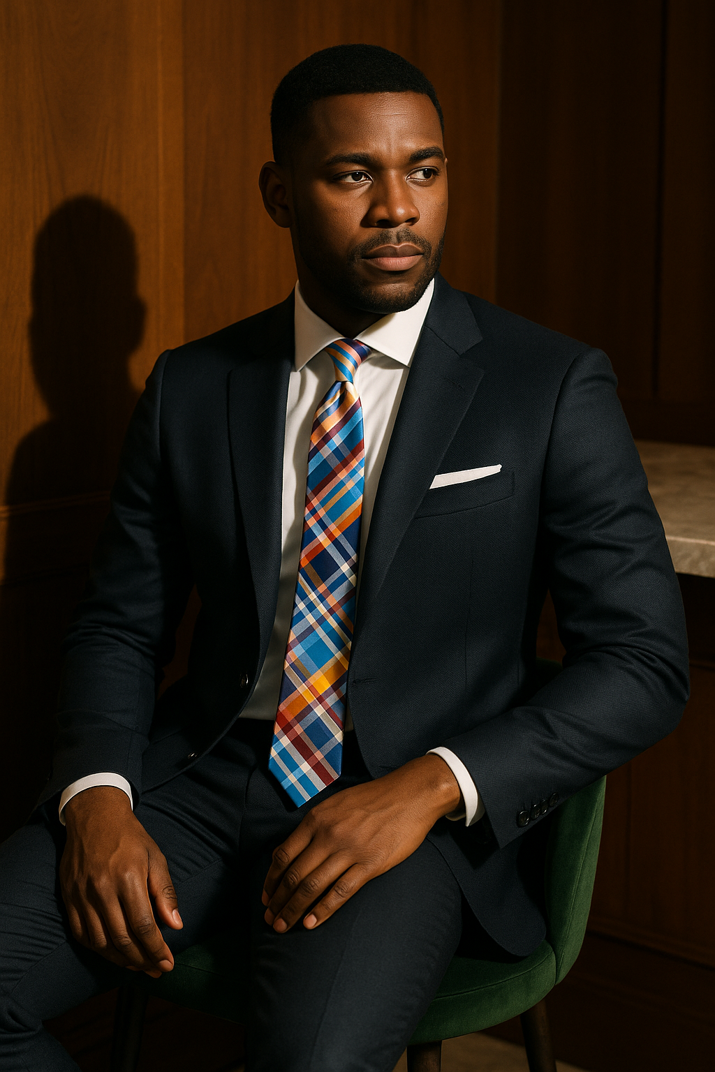 AI generated marketing image for The Hodgepodge Traditional Tie