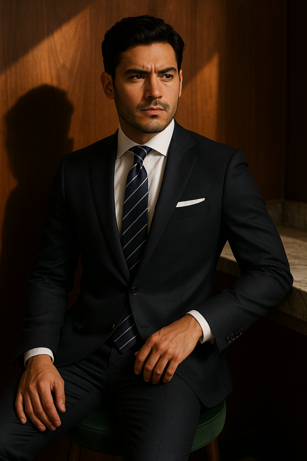 AI generated marketing image for Set Sail Traditional Tie