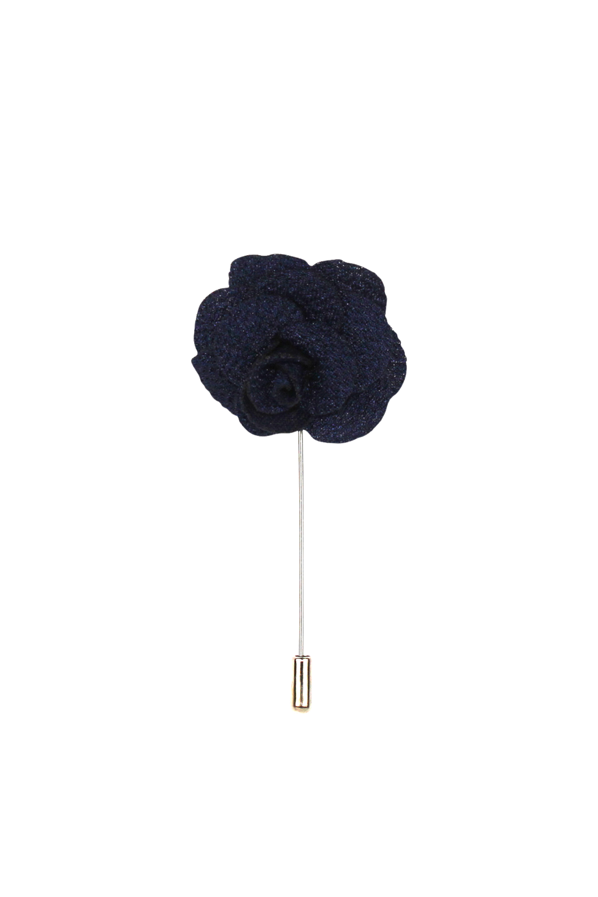 Back In Black Flower Lapel Pin
