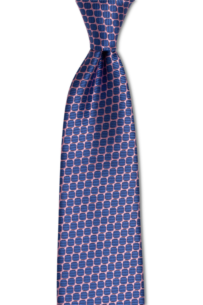 Blue and Pink Mesh Tie
