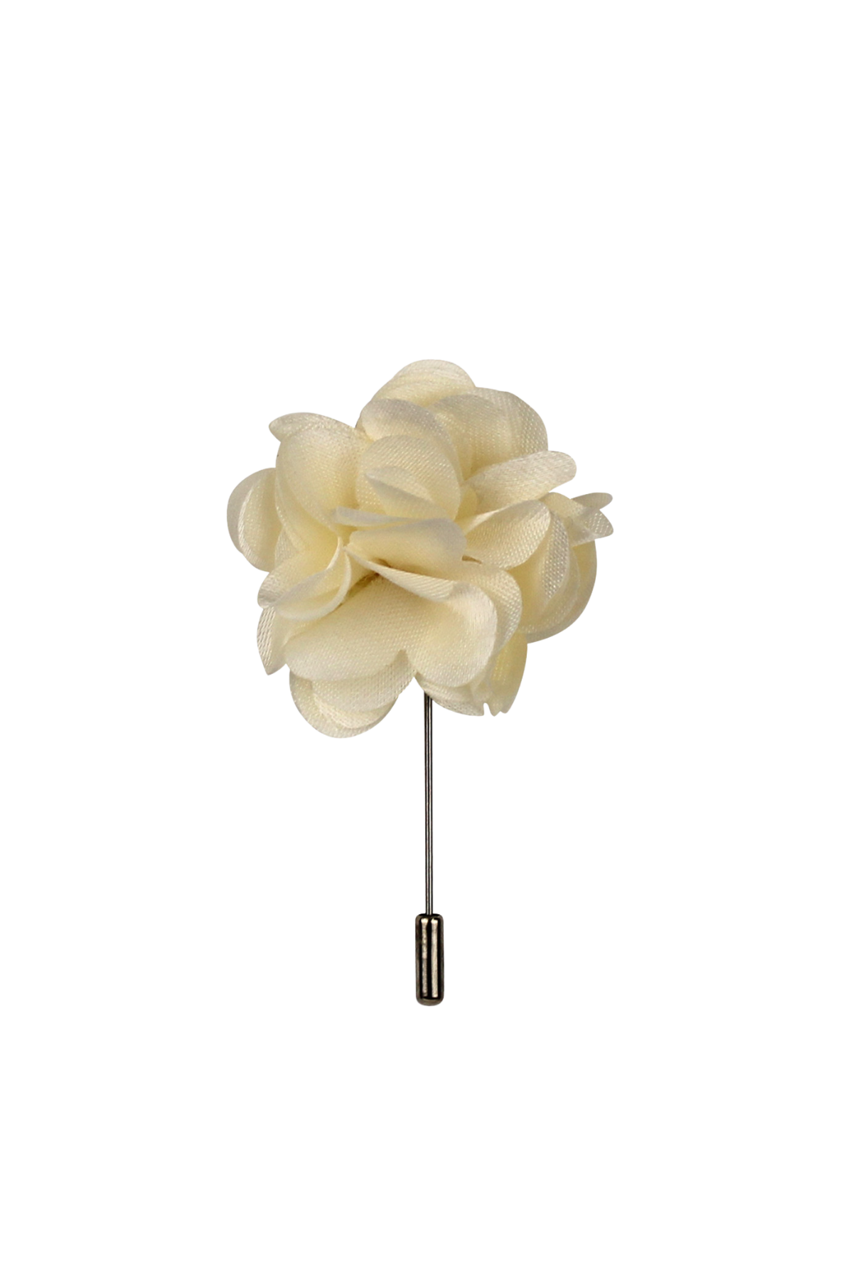 Blushing Ivory Flower Lapel Pin