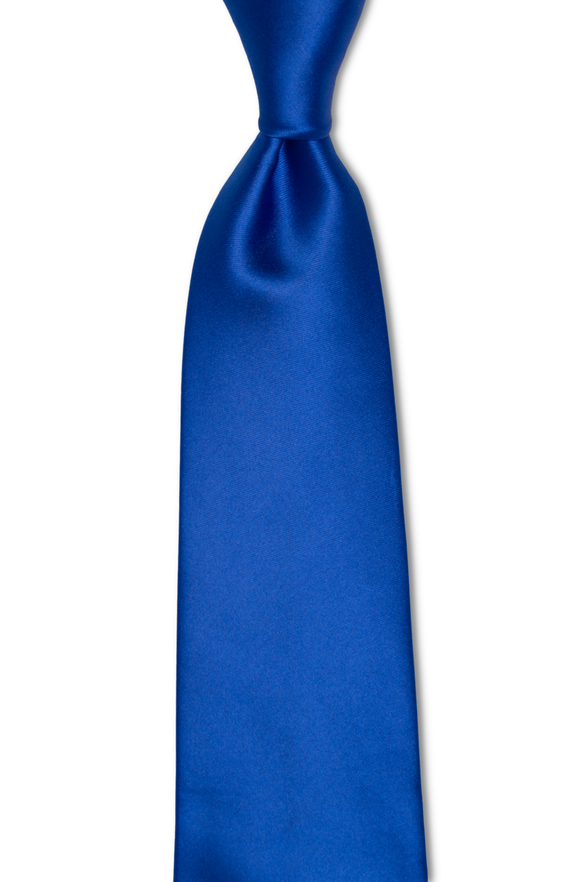 Bright Solid Blue Traditional Tie