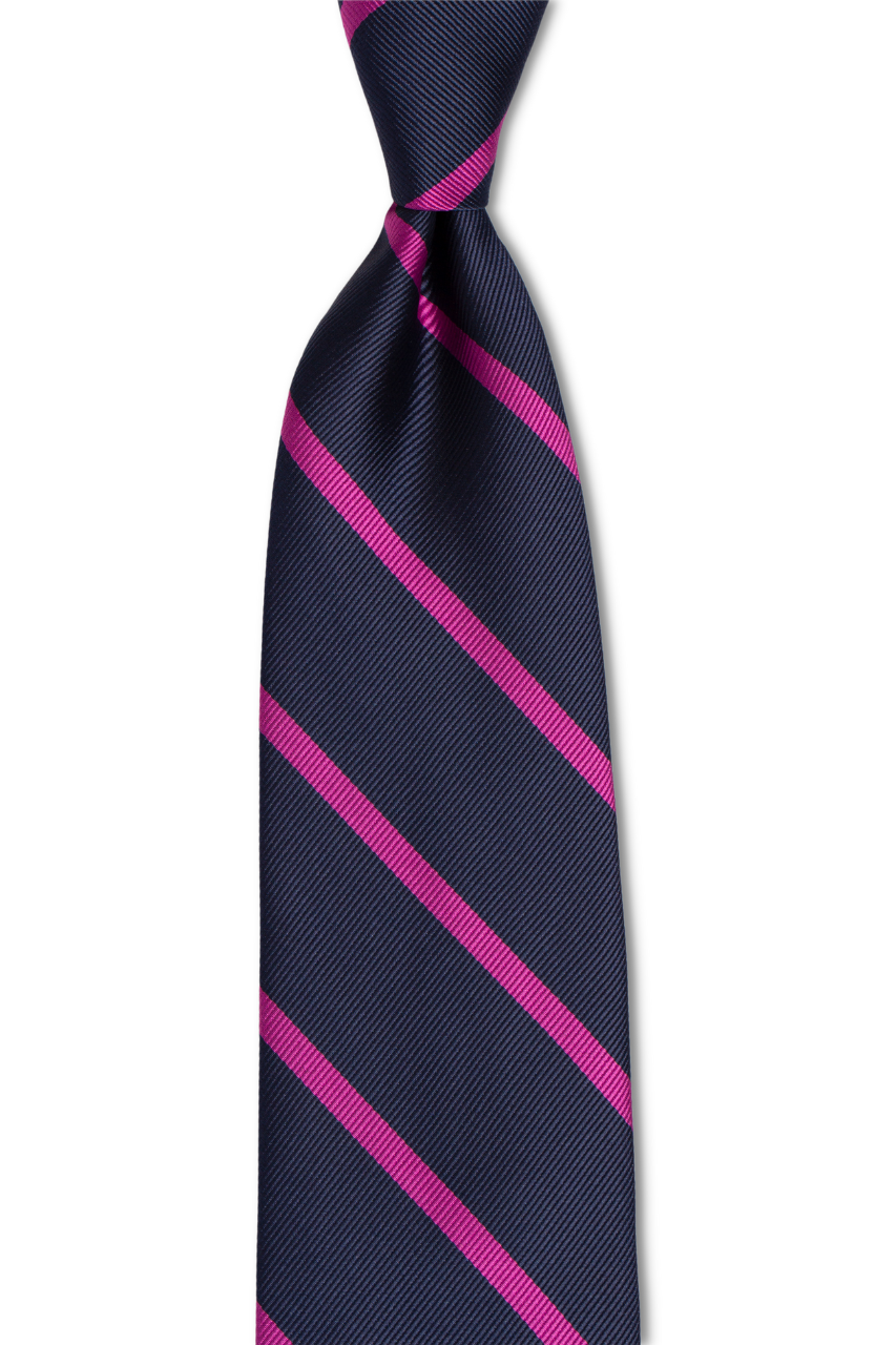 Dark Purple Light Purple Striped Skinny Tie