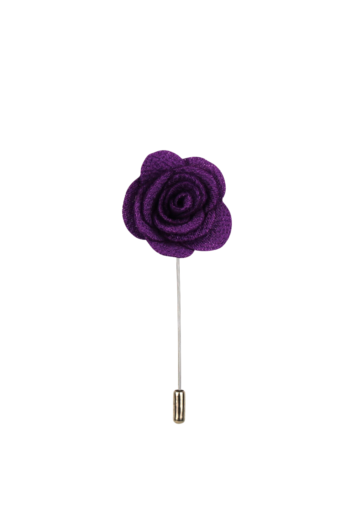 Deep Purple Flower Lapel Pin
