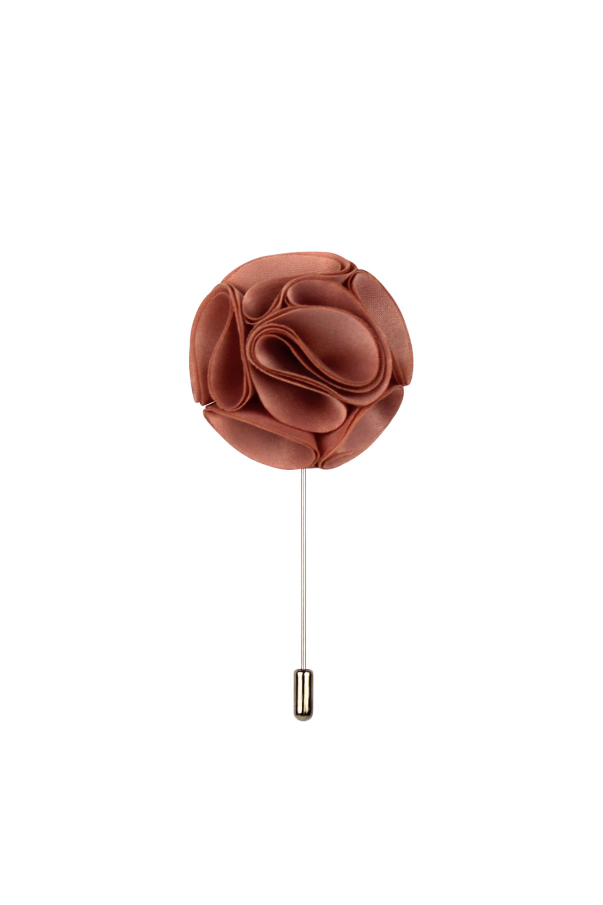 Dusty Rose Flower Lapel Pin