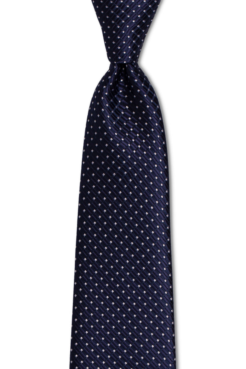 Seein&#39; Spots Navy Traditional Tie