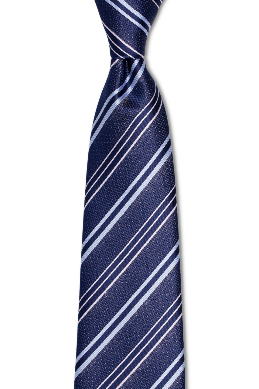 Diagonal Blue Traditional Tie