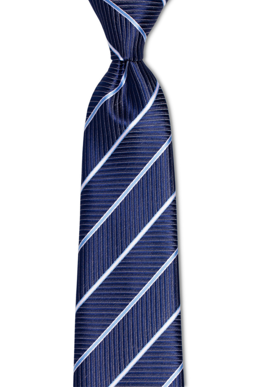 Blue Verticals Traditional Tie