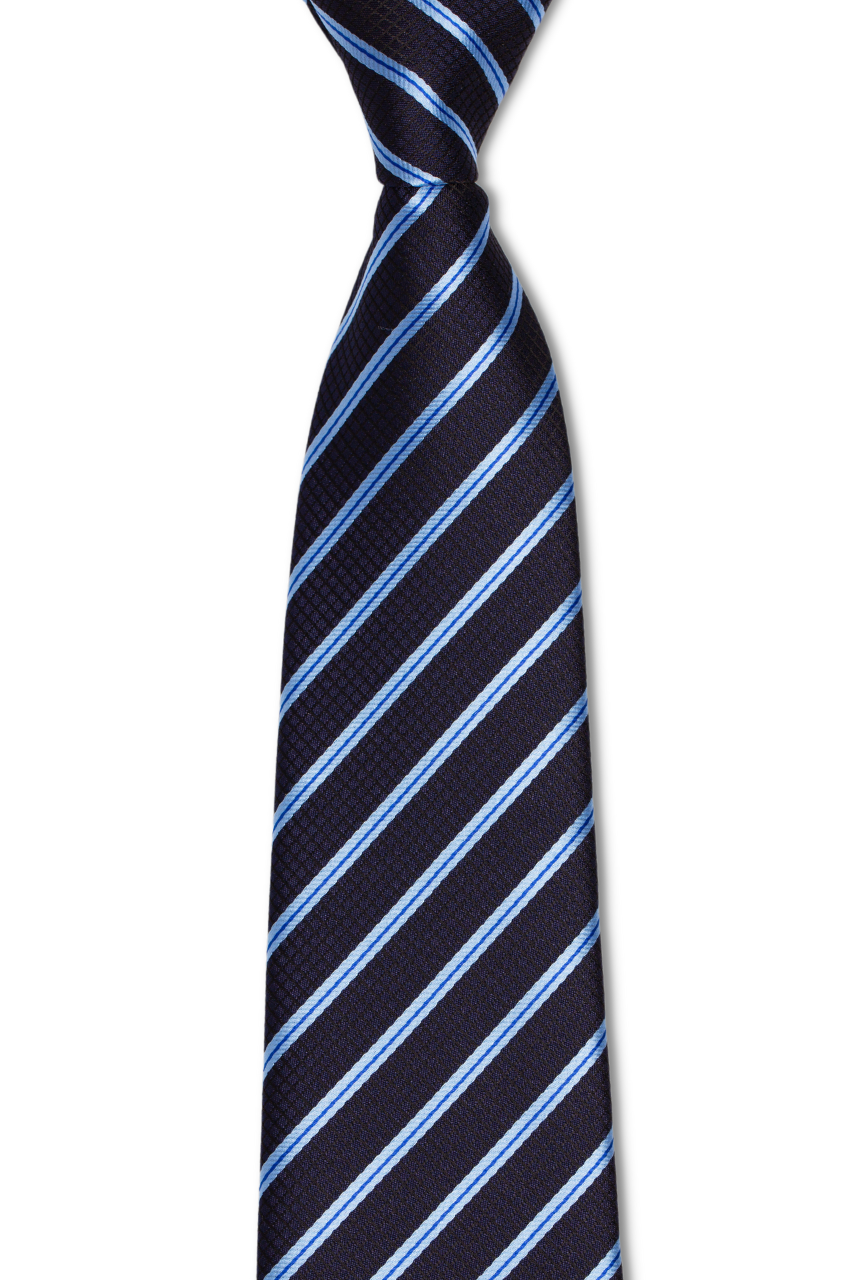 Checkmate Blue Traditional Tie