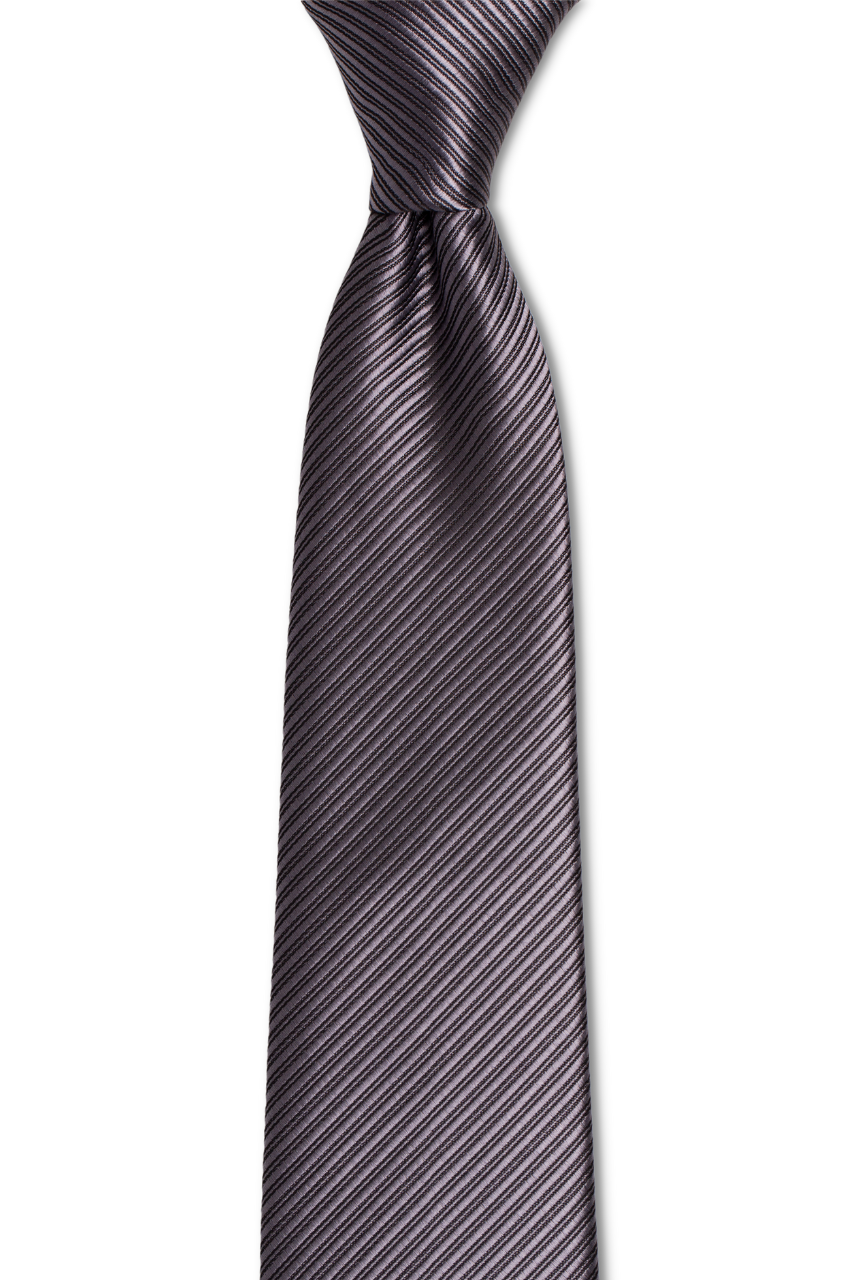 Dashing Gray Traditional Tie