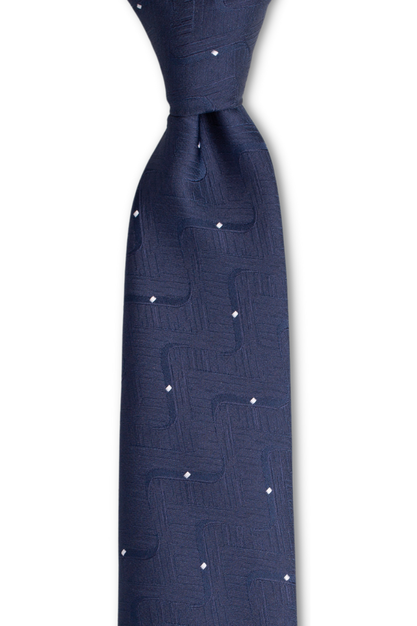 Navy Galaxy Traditional Tie