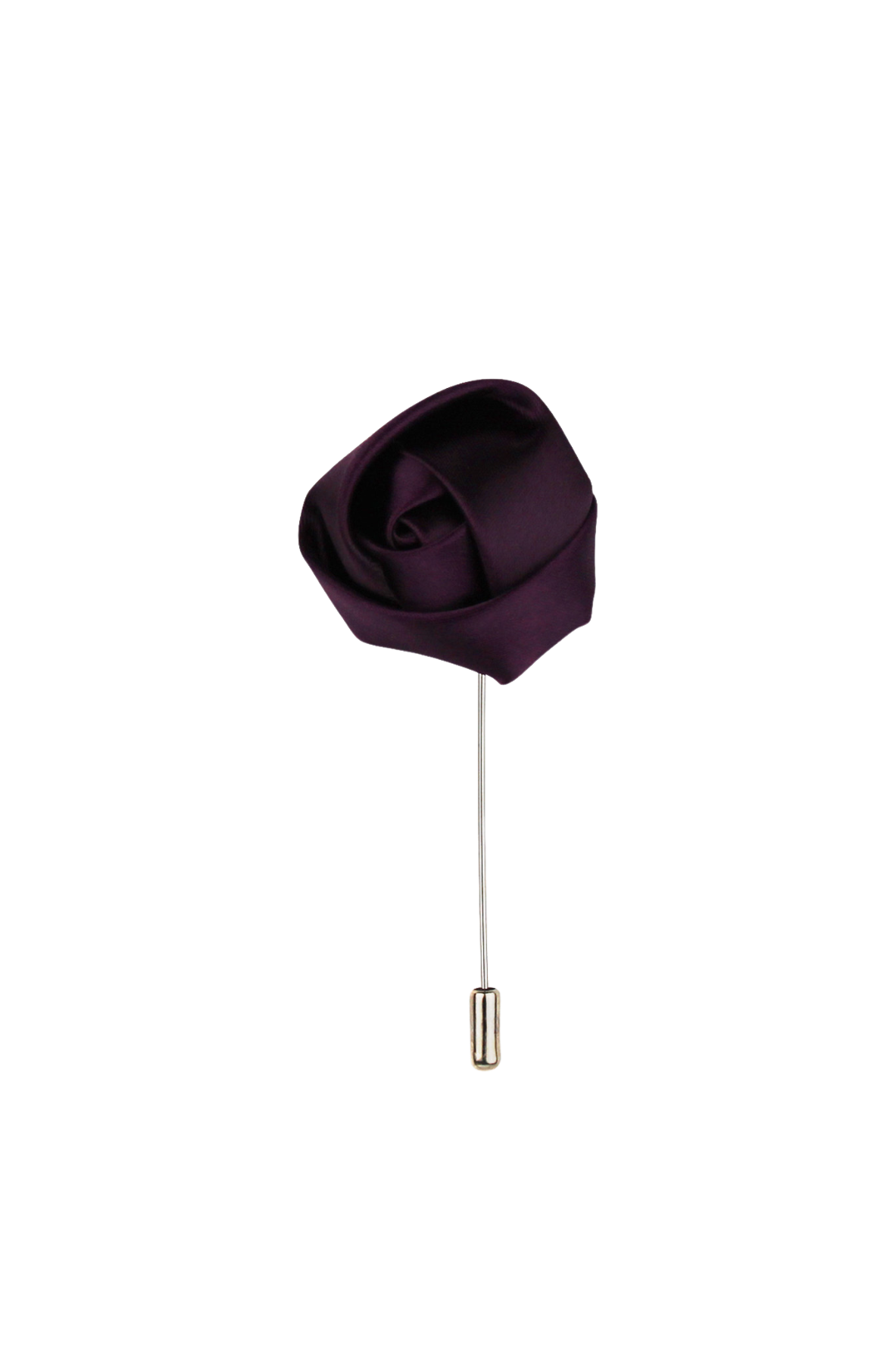 Purple Bordeaux Flower Lapel Pin