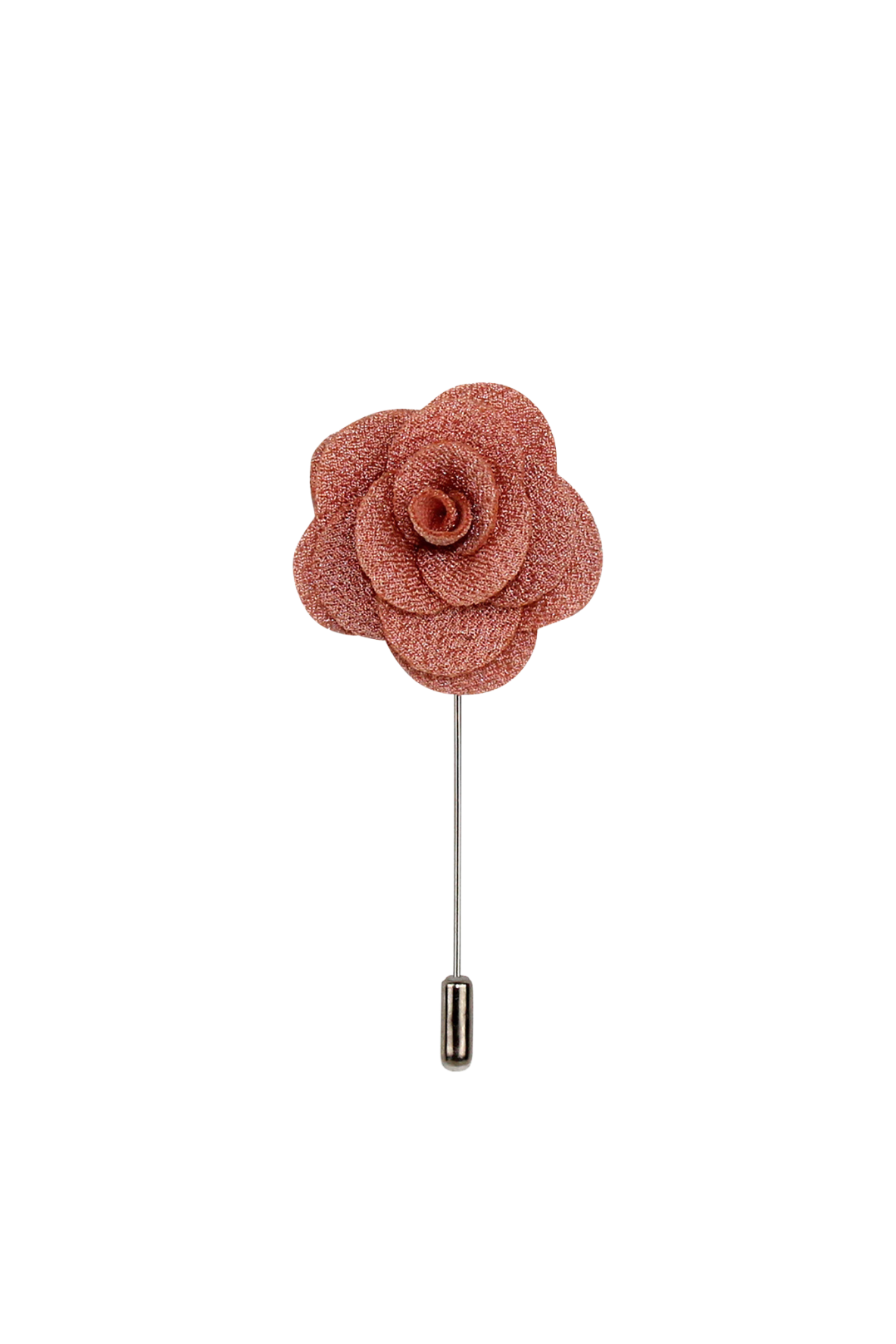 Rose Gold Flower Lapel Pin