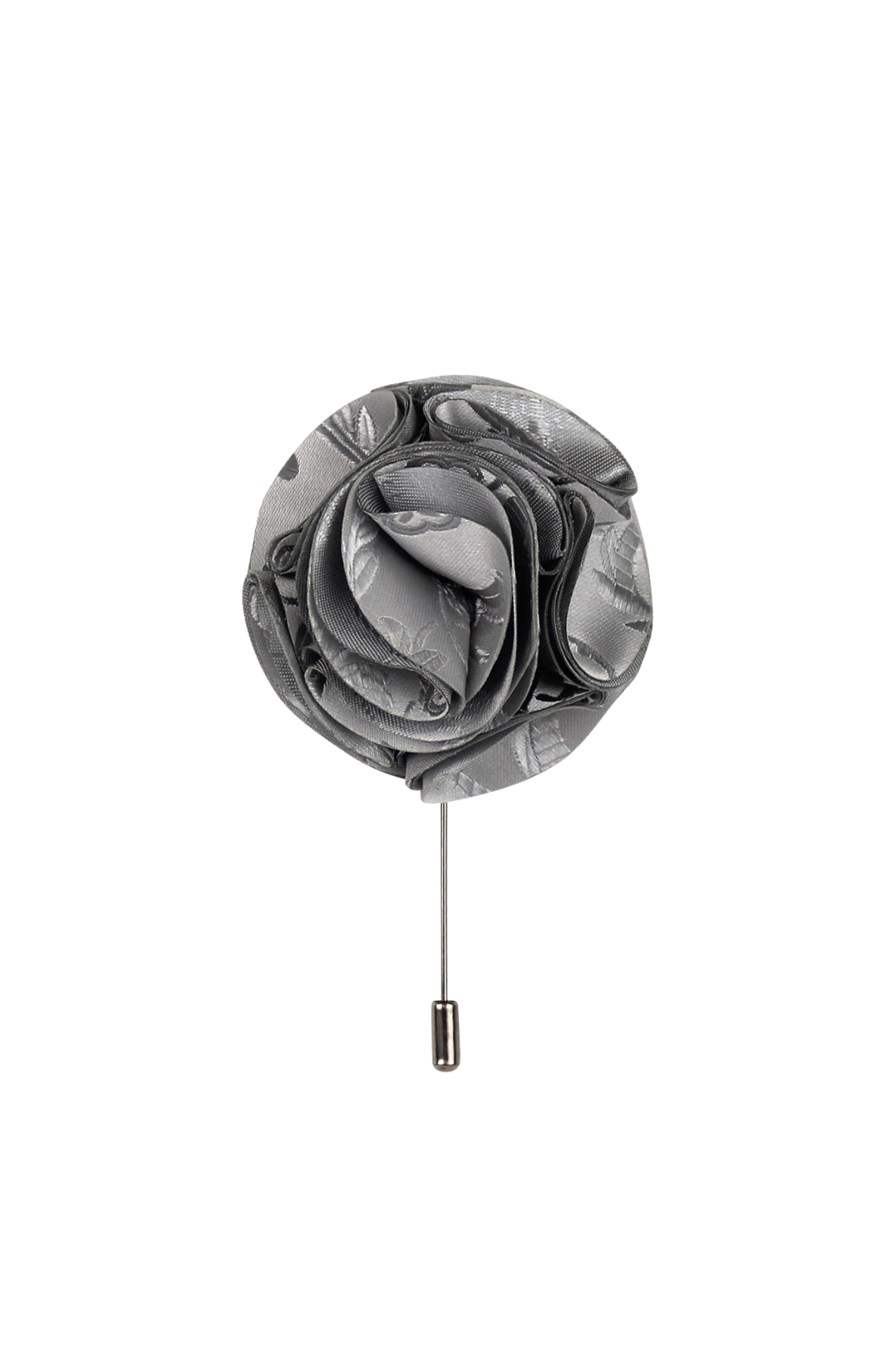 Silver Standout Flower Lapel Pin