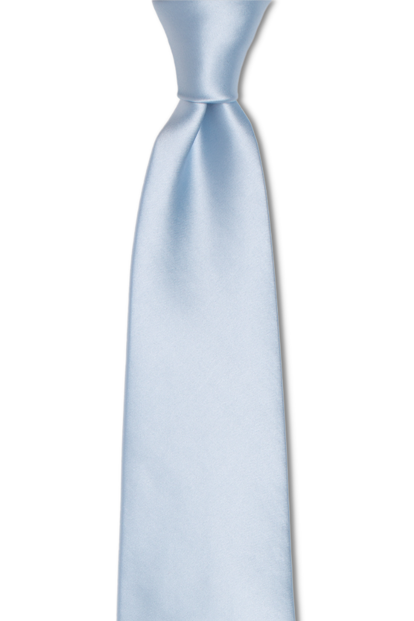 Solid Baby Blue Traditional Tie