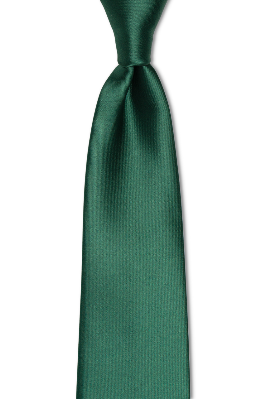 Solid Forest Green Tie