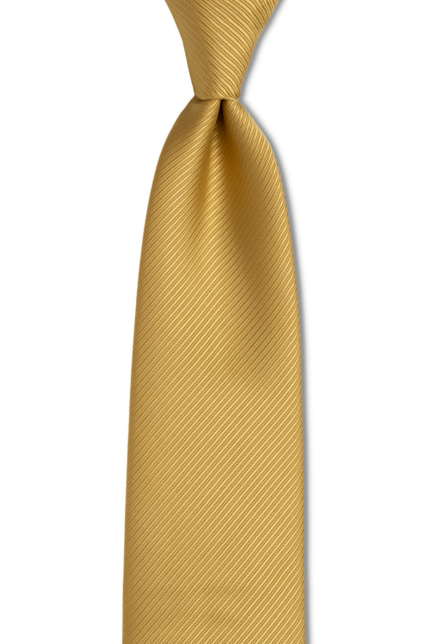 Classic Gold Striped Traditional Tie