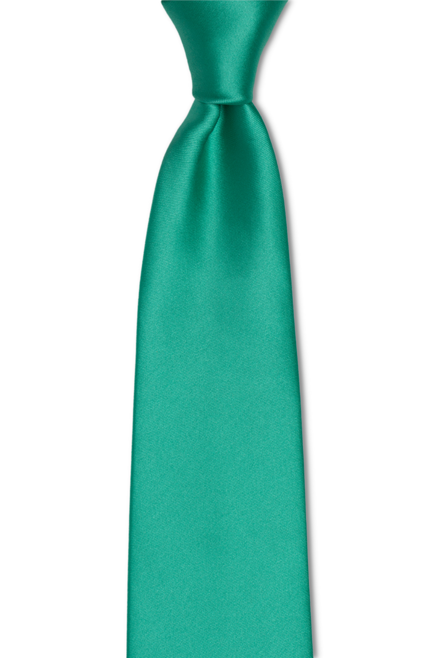 Solid Seaweed Green Traditional Tie