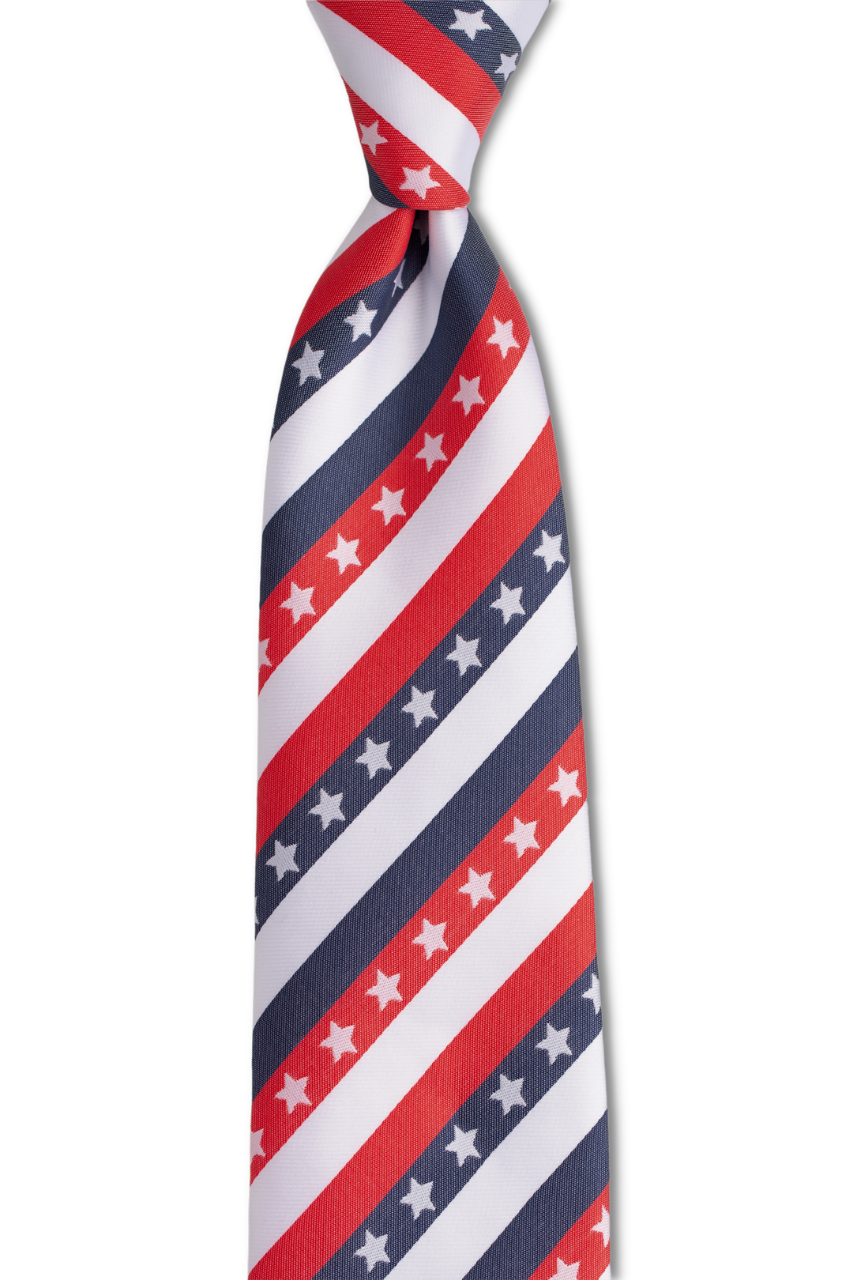 Stars and Stripes Traditional Tie