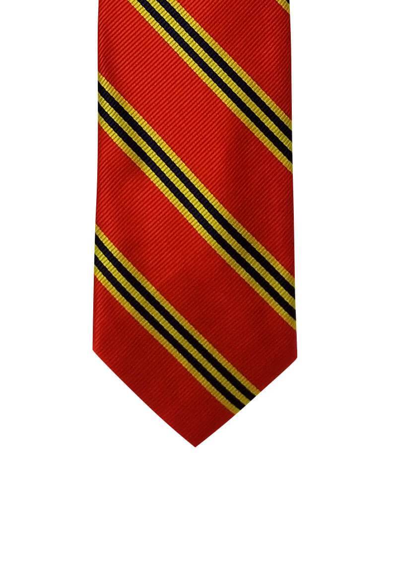 Argent Gold Blue Striped Pre-tied Tie, Tie, GoTie