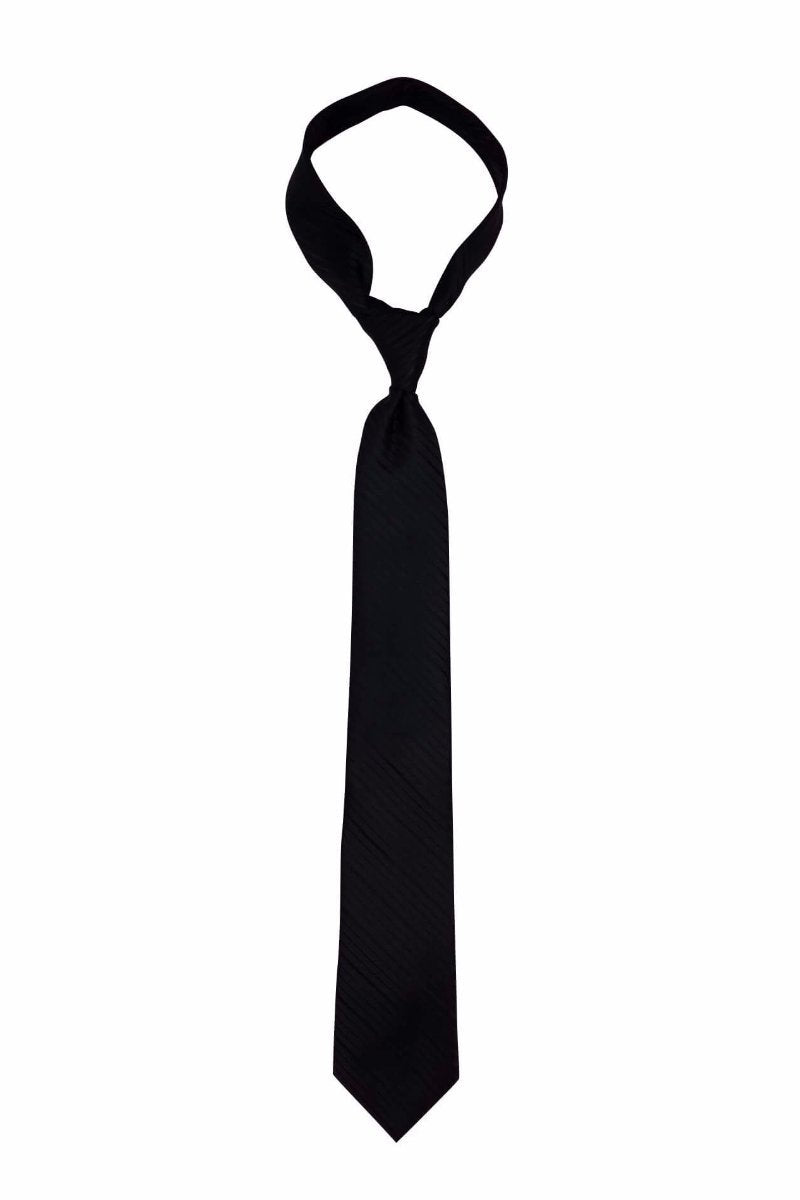 Black Black Stripes- Pre-tied Tie, Tie, GoTie