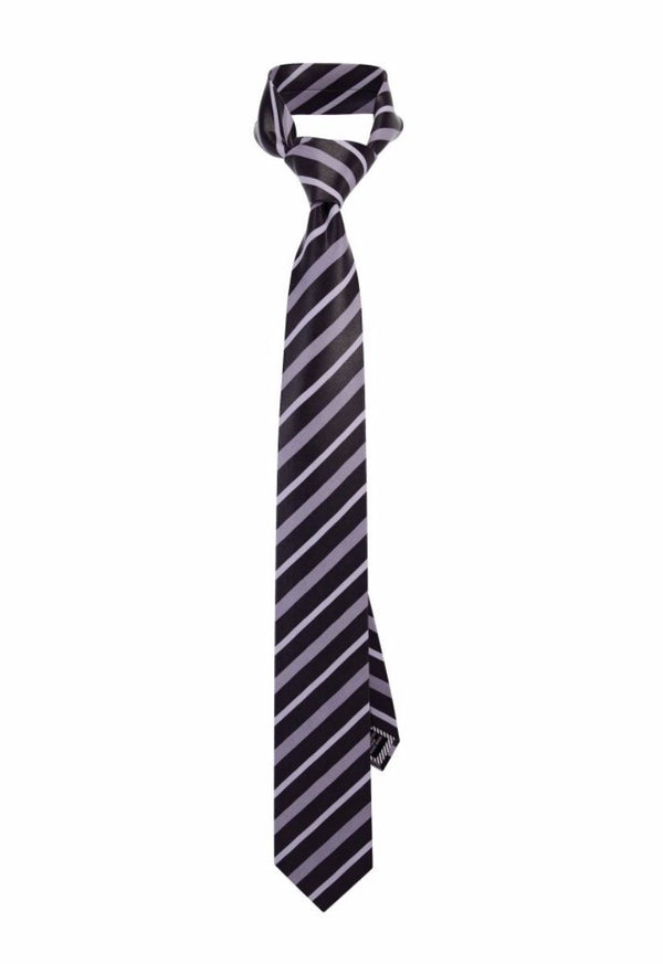 Black Gray Multi-Striped Tie only $35.00 - GoTie