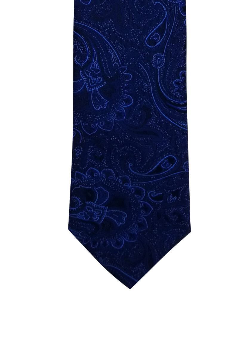 Blue Paisley Pre-tied Tie, Tie, GoTie