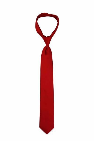 Bright Solid Red Pre-tied Tie, Tie, GoTie