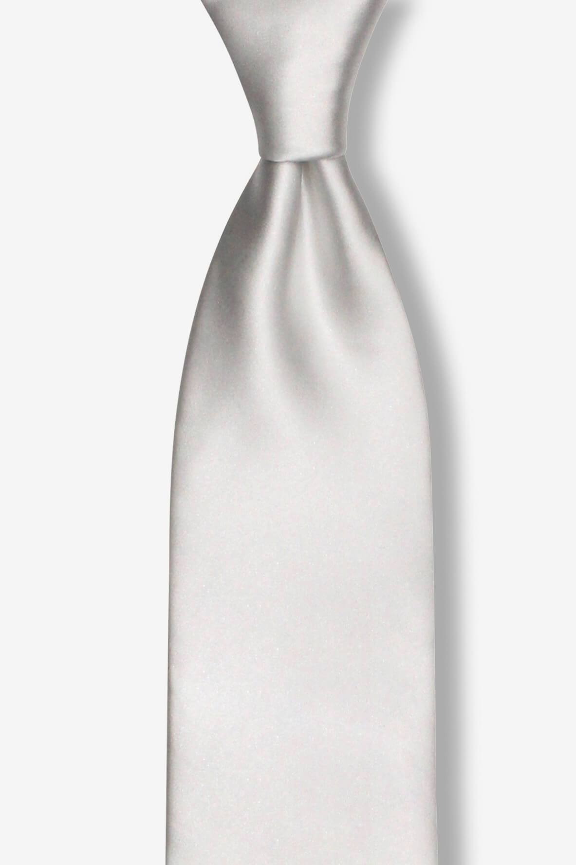 Bright Solid White Pre-tied Tie, Tie, GoTie