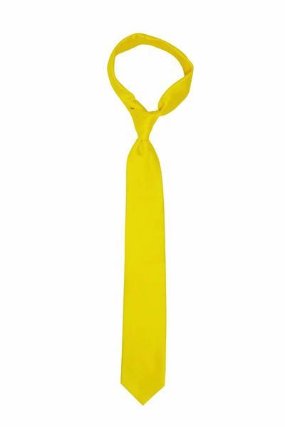 Bright Solid Yellow Pre-tied Tie, Tie, GoTie