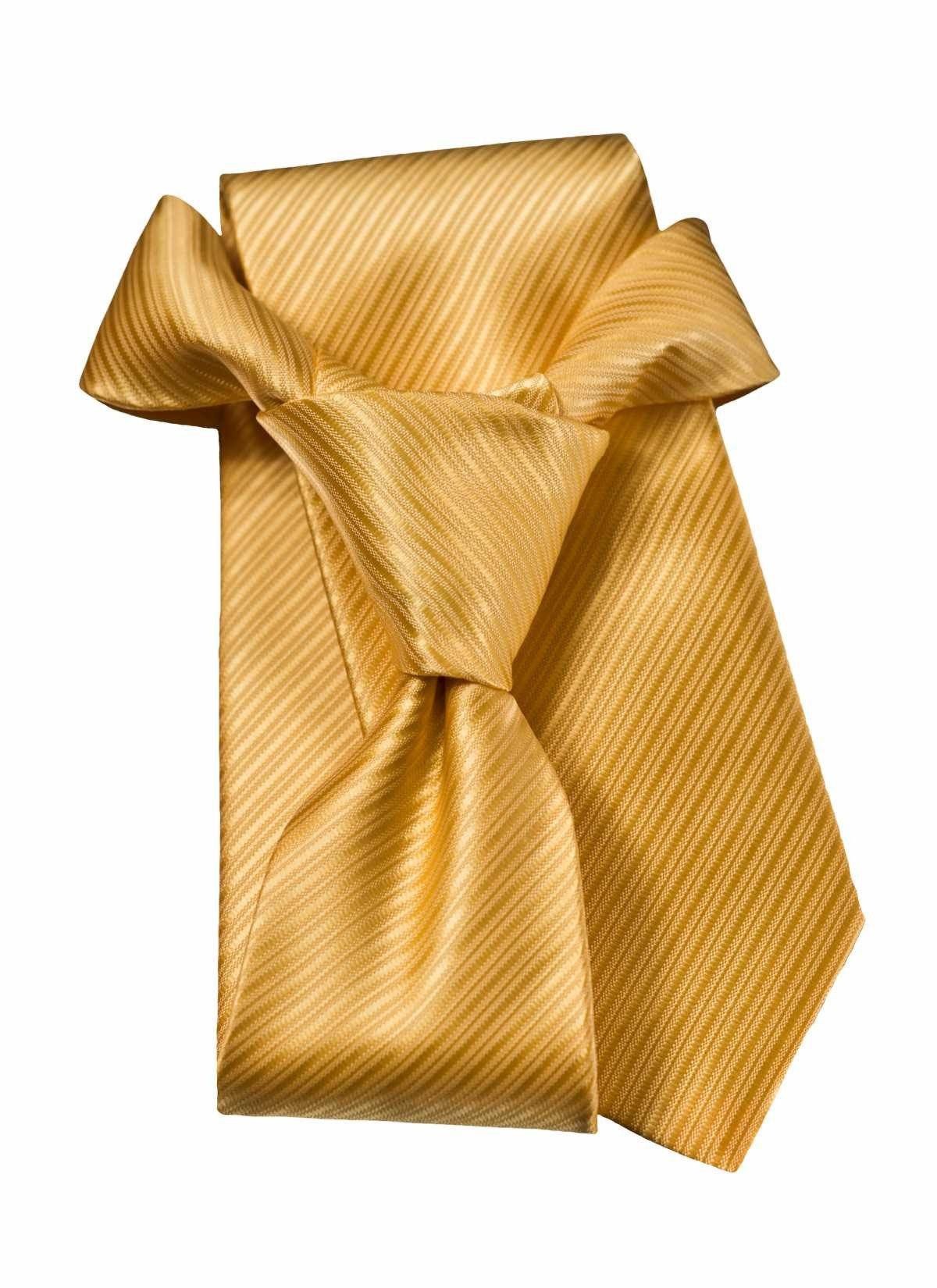 Classic Gold Striped Pre-tied Tie, Tie, GoTie