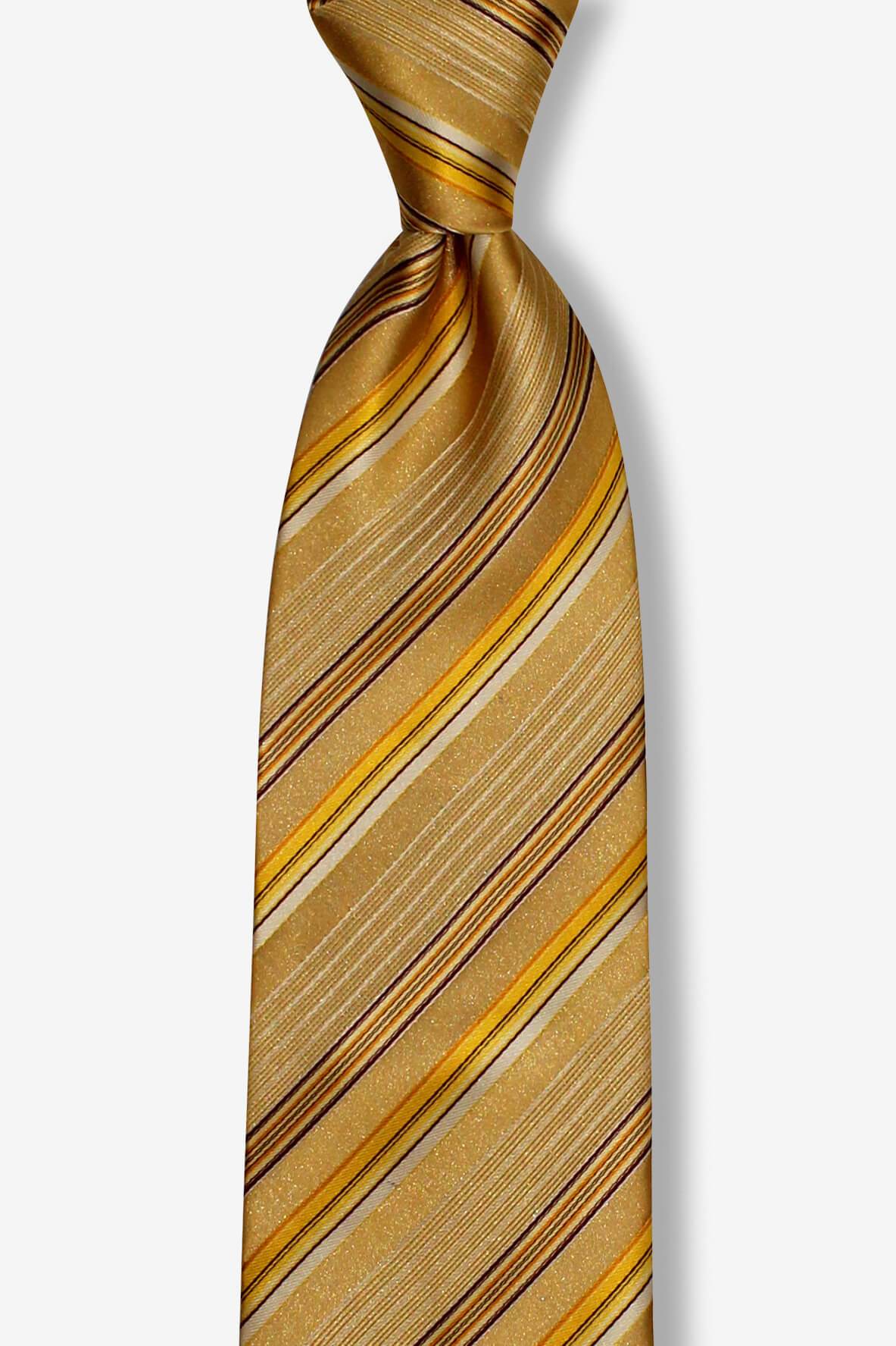 Gold Executive Pre-tied Tie, Tie, GoTie