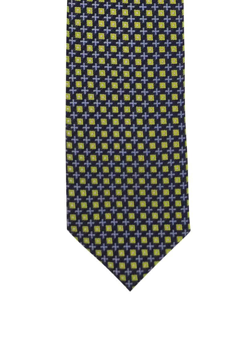 Light Blue and Yellow Geometric Tie only $35.00 - GoTie