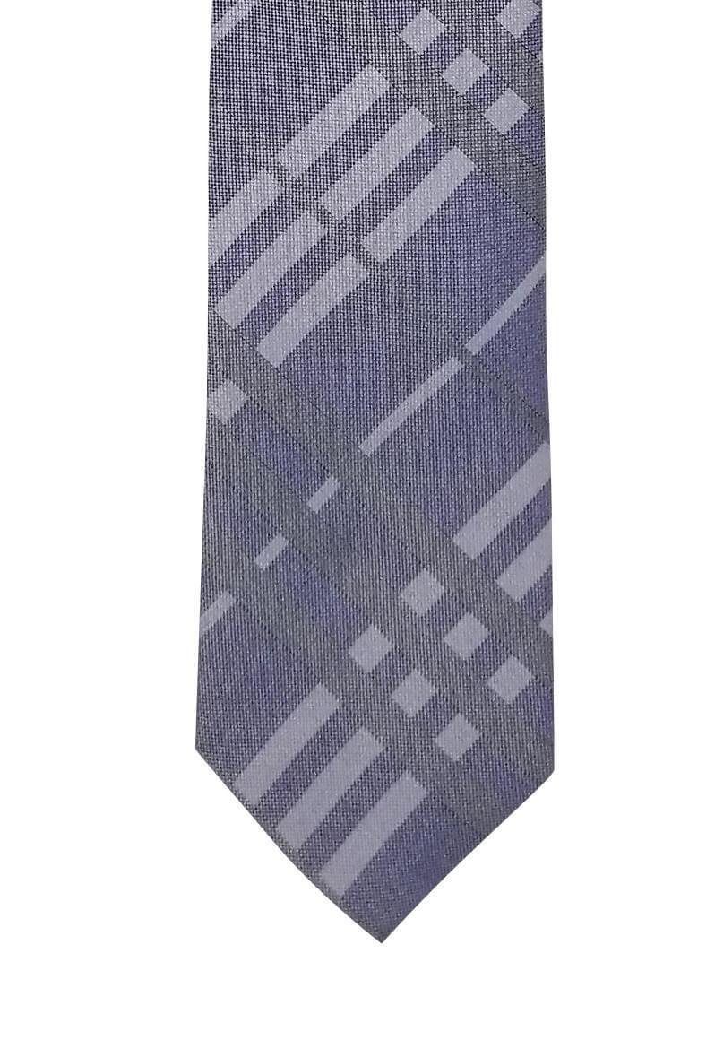 Light Purple and Gray Plaid Pre-tied Tie, Tie, GoTie