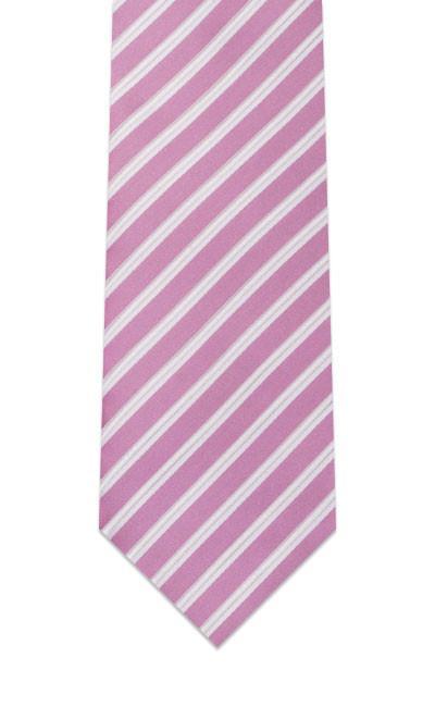 Lilac Striped Pre-tied Tie, Tie, GoTie