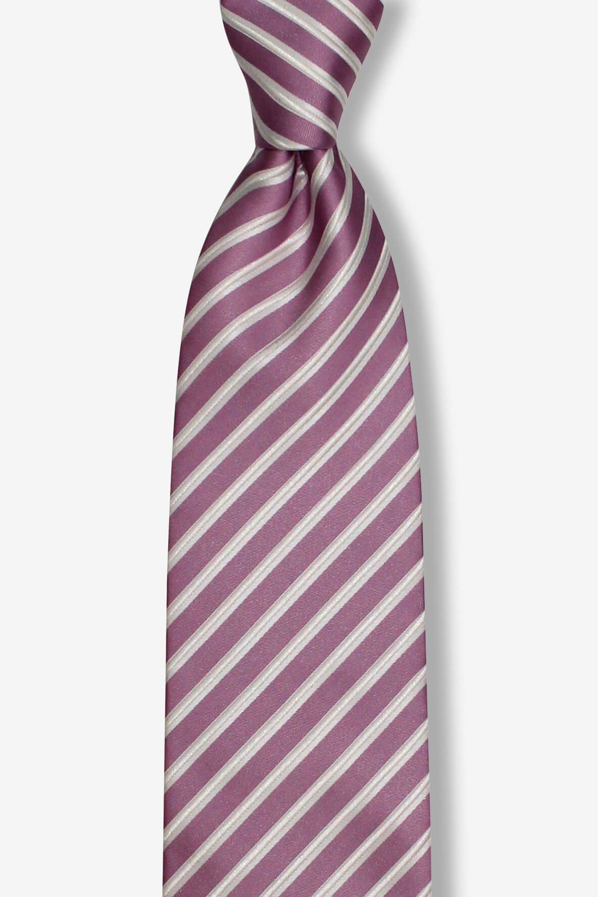 Lilac Striped Pre-tied Tie, Tie, GoTie