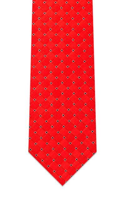 Phoenix Red Dotted Pre-tied Tie, Tie, GoTie