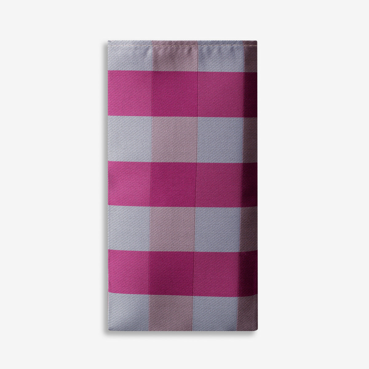 Pink and Gray Pocket Square