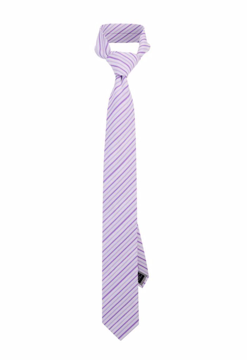 Purple Pearl Multi-Striped Pre-tied Tie, Tie, GoTie