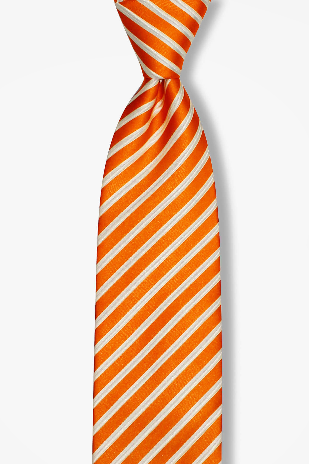 Racecar Orange Striped Pre-tied Tie, Tie, GoTie