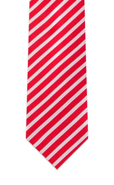 Racecar Red Striped Pre-tied Tie, Tie, GoTie