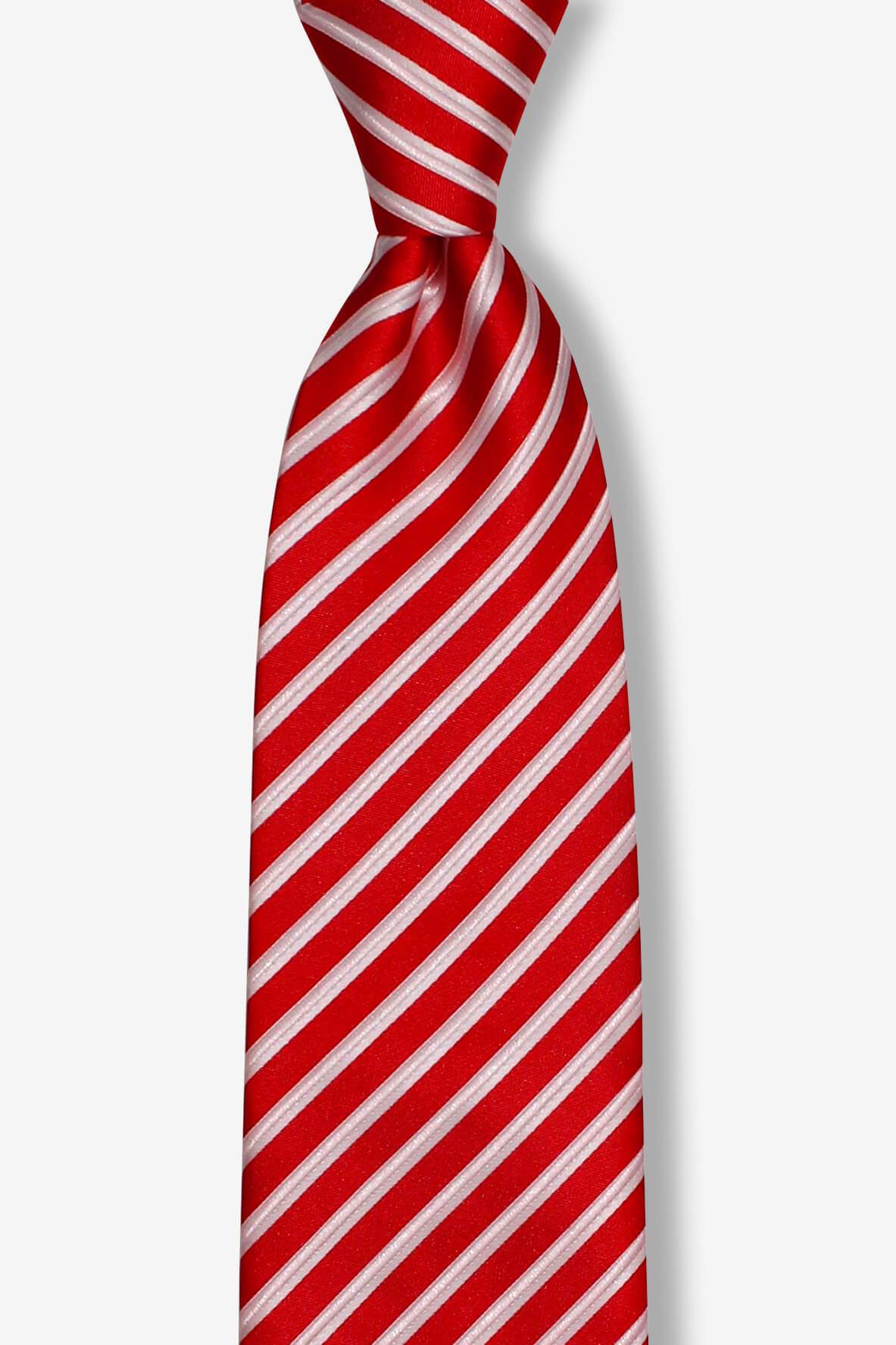 Racecar Red Striped Pre-tied Tie, Tie, GoTie